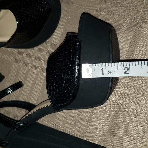 Speed Limit 98 Black Multi Media Platform Sandals 💥 - Picture 4 of 8